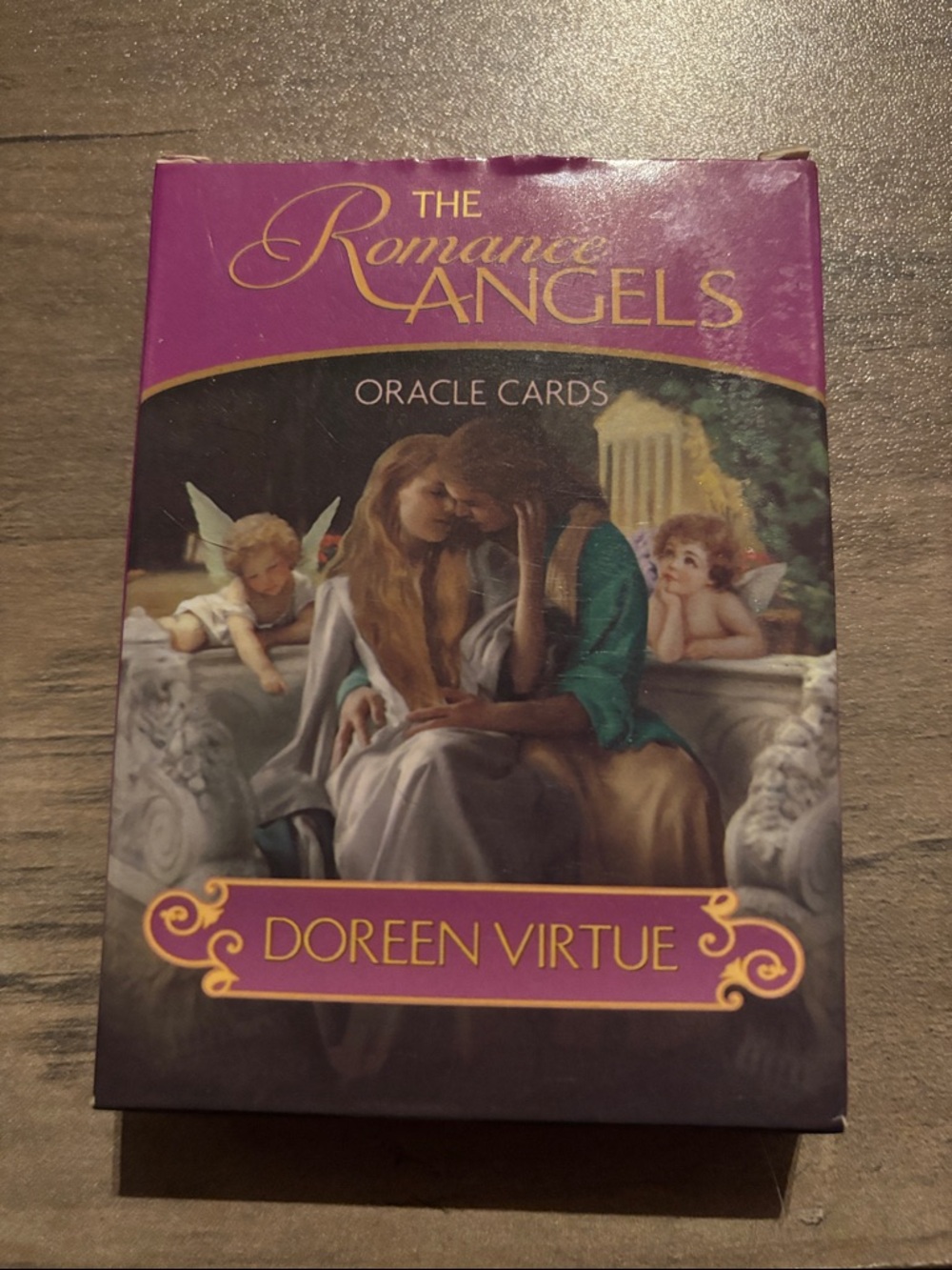 The Romance Angels Oracle Cards by Doreen Virtue - Purple Box